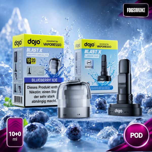 Dojo Blast X by Vaporesso | Pod | Blueberry Ice