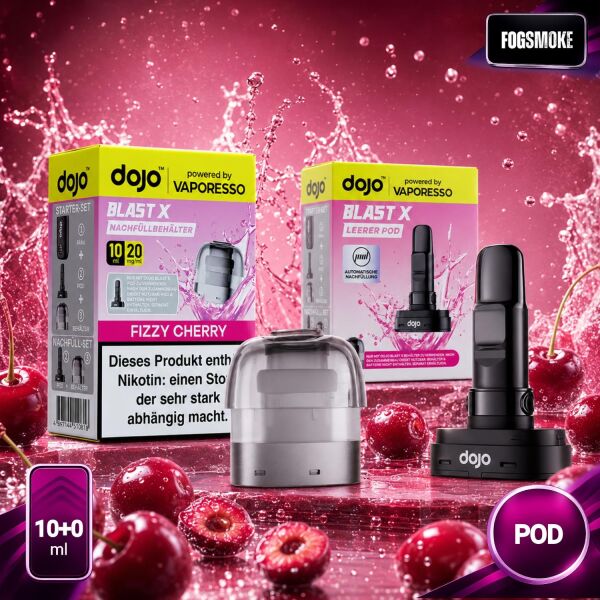 Dojo Blast X by Vaporesso | Pod | Fizzy Cherry