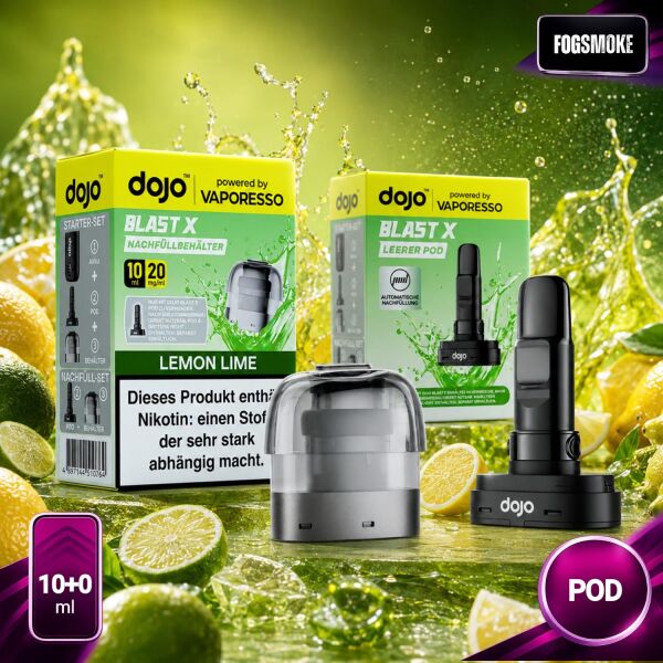 Dojo Blast X by Vaporesso | Pod | Lemon Lime