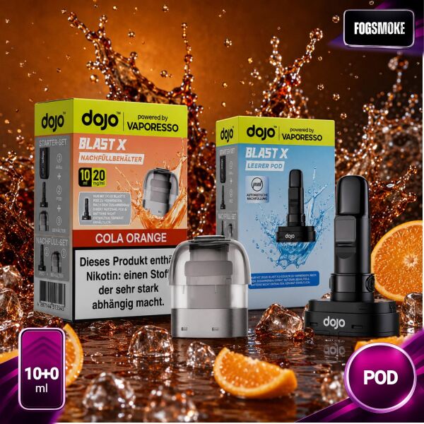 Dojo Blast X by Vaporesso | Pod | Cola & Orange