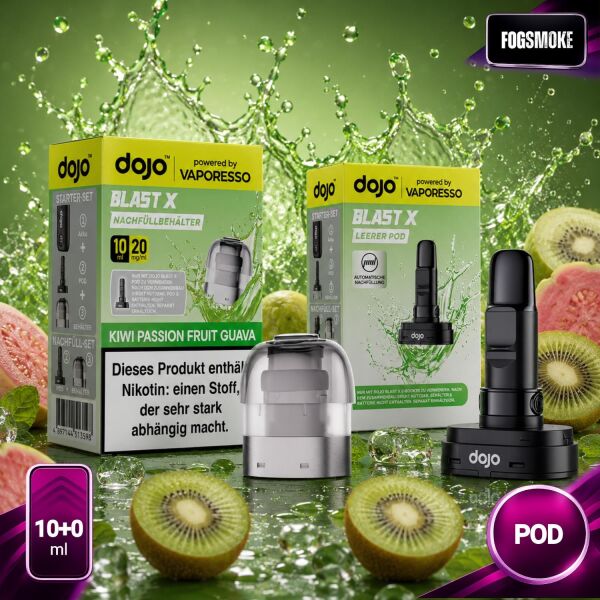 Dojo Blast X by Vaporesso | Pod | Kiwi Passion Fruit Guava