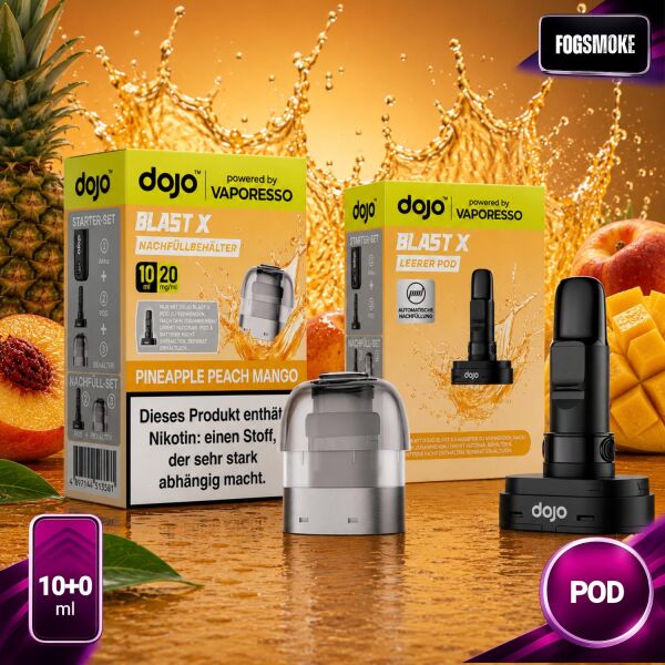 Dojo Blast X by Vaporesso | Pod | Pineapple Peach Mango