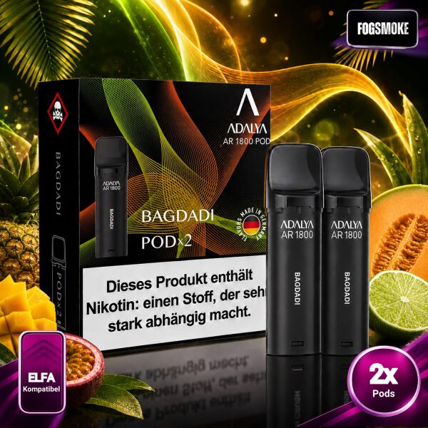 Adalya Alpha | 2er Pod | Bagdadi | ELFA-Kompatibel