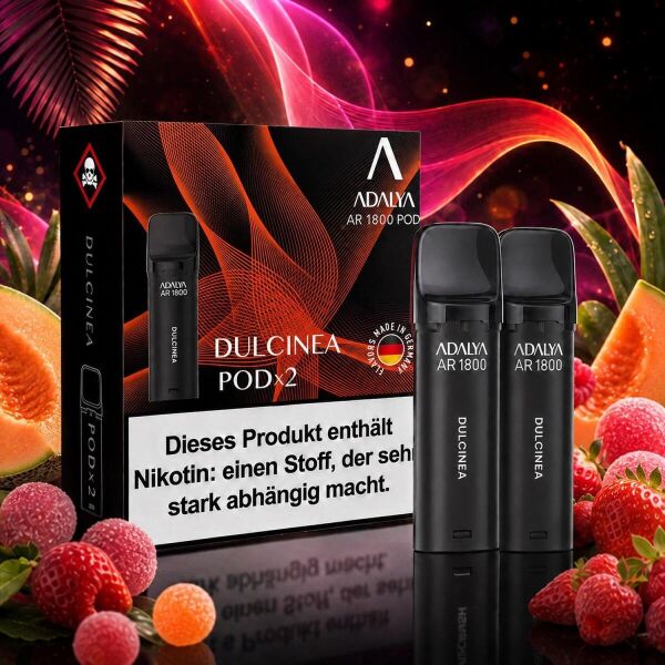 Adalya Alpha 2er-Pods – Apple Peach / Dulcinea, ELFA-kompatibel