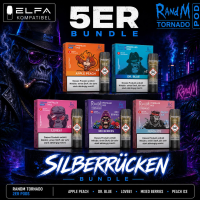 RandM Tornado | 5x 2er Pod | SILBERRÜCKEN-Bundle |...