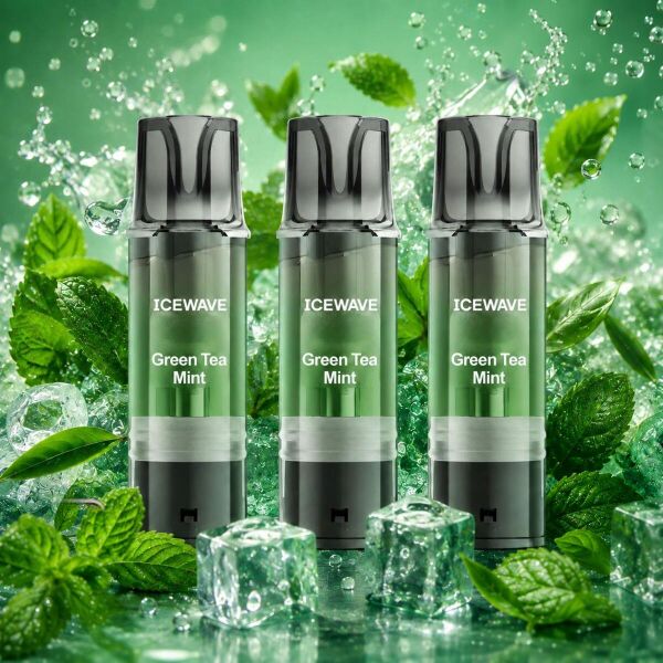 Icewave 3er-Pods – Green Tea Mint, ELFA-kompatibel