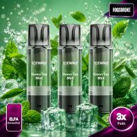 Icewave | 3er Pod | Green Tea Mint | ELFA-Kompatibel