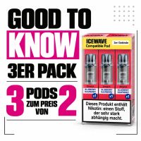 Good to know: Icewave Lemon Tea Basil Pods im 3er-Pack