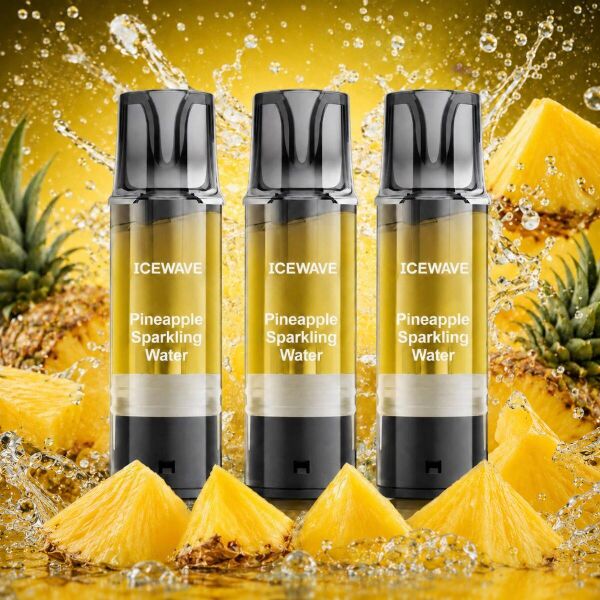 Icewave 3er-Pods – Pineapple Sparkling Water, ELFA-kompatibel