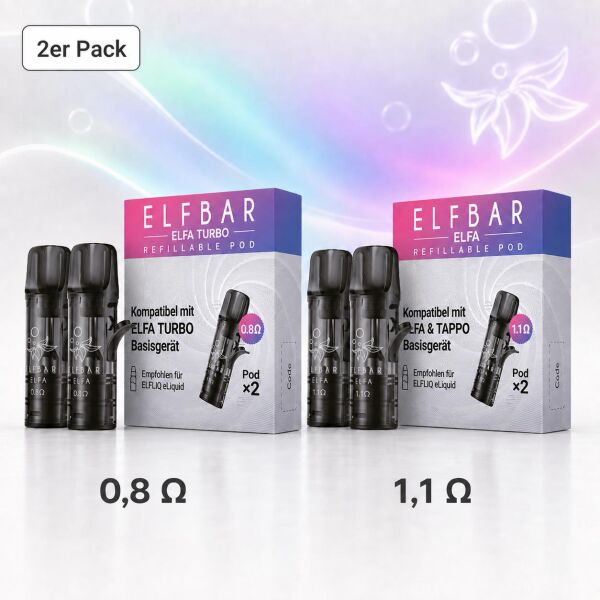 Elfbar ELFA Leerpods – 2er-Pack