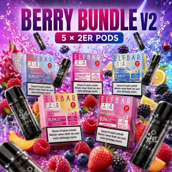 Elfbar ELFA | 5x 2er Pod | BERRY-Bundle V2