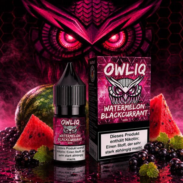 OWLIQ Nikotinsalz-Liquid – Watermelon Blackcurrant
