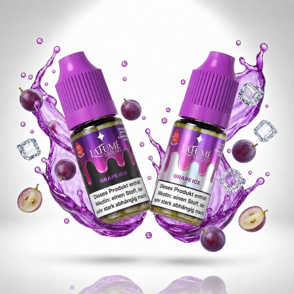La Fume Nicsalt Liquid Grape Ice in der 10-ml-Flasche