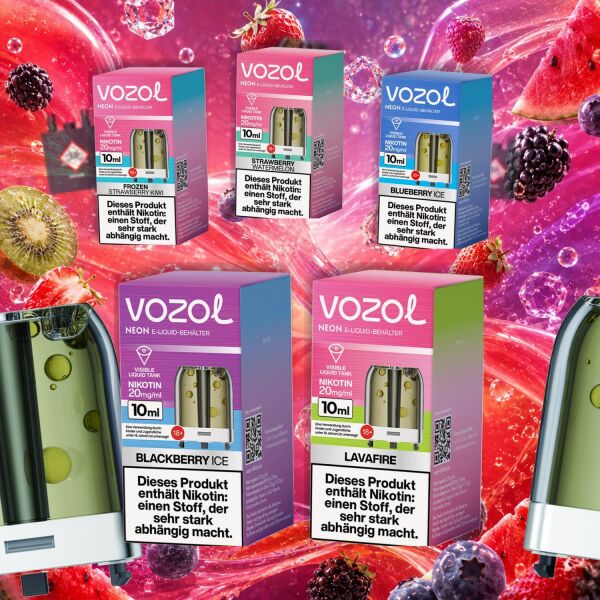 Vozol Neon Plug Max BERRY-Bundle mit 5 Einheiten