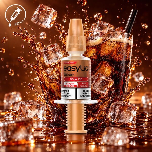 Grabit easyLiq Nikotinsalz-Liquid – Strawberry Ice, 20 mg/ml