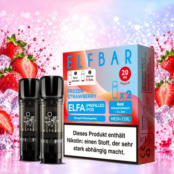 Elfbar ELFA 2er-Pods – Frozen Strawberry
