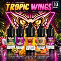 OWLIQ | 5x Nicsalt Liquid | TROPIC WINGS-Bundle | 10mg/ml