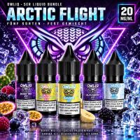 OWLIQ | 5x Nicsalt Liquid | ARCTIC FLIGHT-Bundle | 20mg/ml