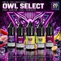 OWLIQ | 5x Nicsalt Liquid | OWL SELECT-Bundle | 20mg/ml