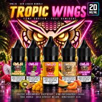 OWLIQ | 5x Nicsalt Liquid | TROPIC WINGS-Bundle | 20mg/ml