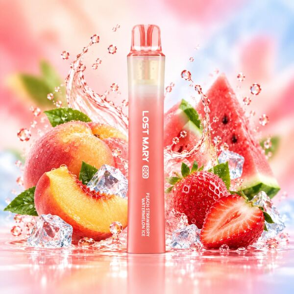 Lost Mary 800 by Elfbar | Einweg-Vape | Peach Strawberry Watermelon Ice