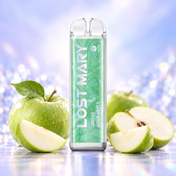 Lost Mary QM600 Sour Apple – Produktbild der Einweg E-Zigarette