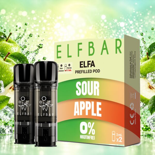 Elfbar ELFA 2er-Pods – Watermelon, 0 mg/ml