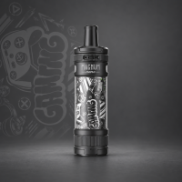 Aspire Magnum Nano Pod-Kit Black & Gaming Fuse – Schwarz mit Gaming-Muster, Controller und dem Schriftzug GAMING