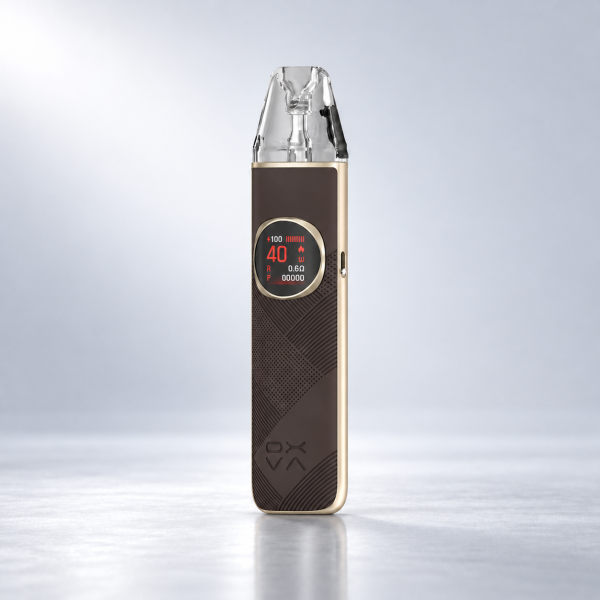 OXVA NeXLIM 2 in Mocha Brown Leather im Studio