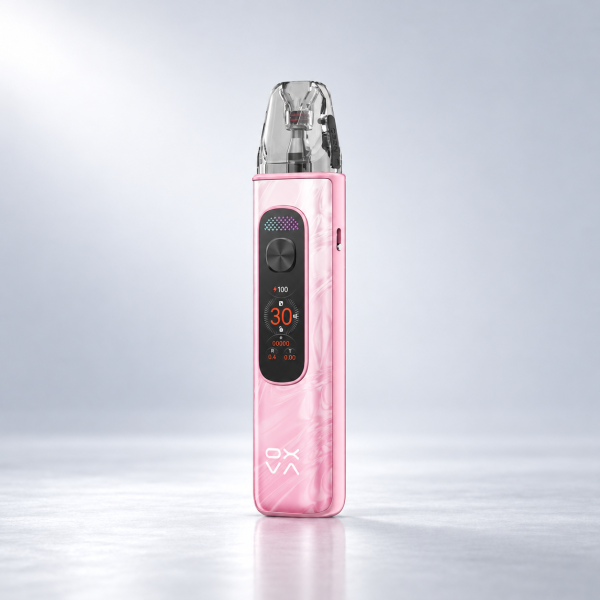 OXVA XLIM Pro 4 in Flowing Rose Pink im Studio