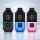 Titan Genesis 10K Akku in Schwarz, Blau und Pink mit aufgesetztem Pod