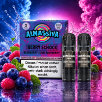 Al Massiva 2er-Pods – Berry Schock (Blaubeere, saure Himbeere),...