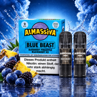 Al Massiva 2er-Pods – Blue Beast (Blaubeere, Ananas, Brombeere, Ice),...