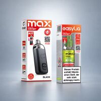 Grabit MAX Kit Schwarz und easyLiq Green Grape Ice in der...