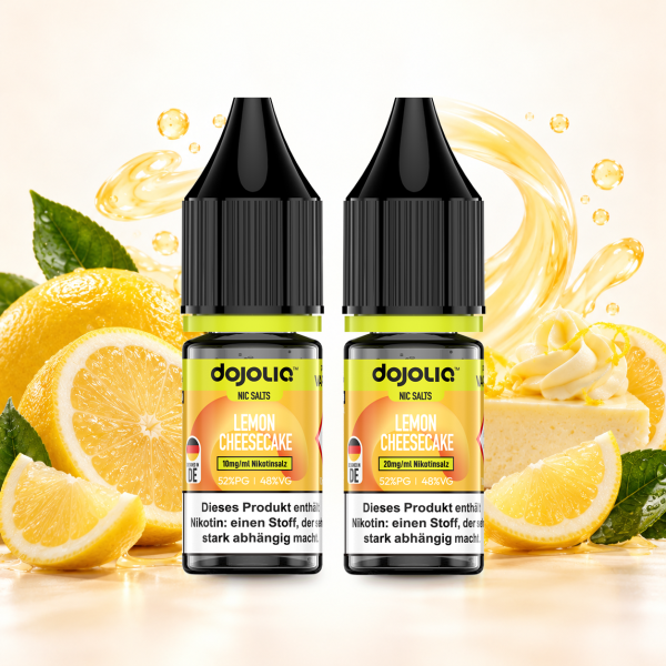 Dojoliq Nikotinsalz-Liquid – Lemon Cheesecake