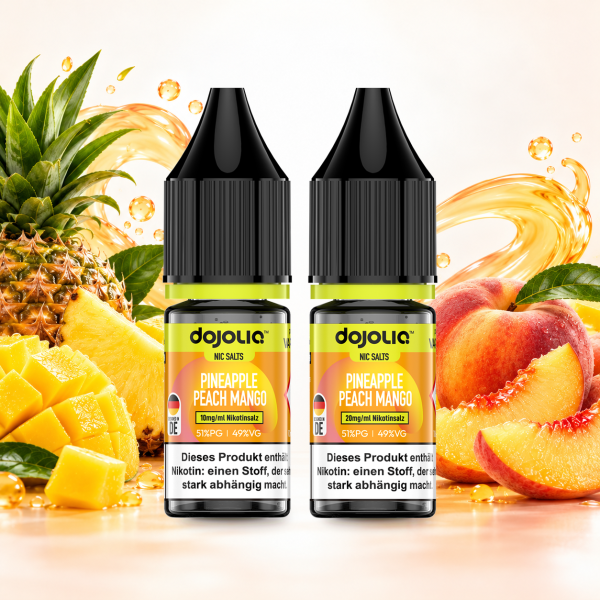 Dojoliq Nikotinsalz-Liquid – Pineapple Peach Mango