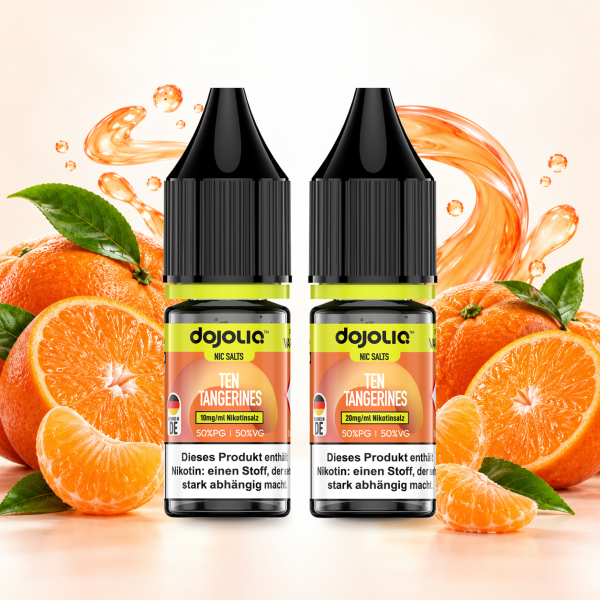 Dojoliq Nikotinsalz-Liquid – Ten Tangerines