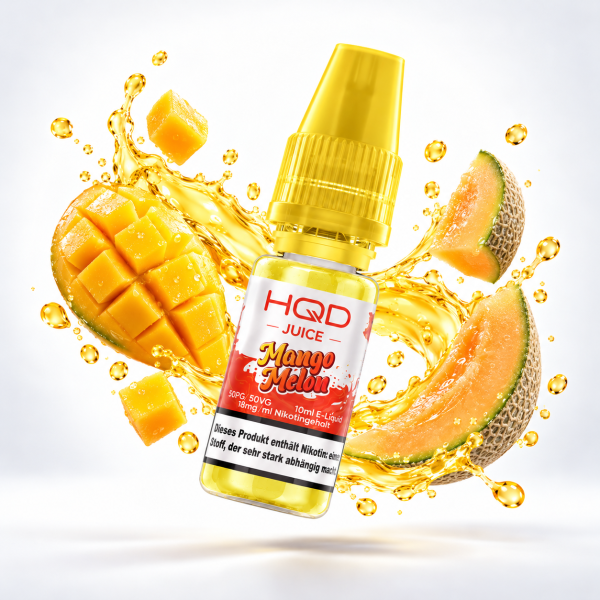 HQD Juice Nikotinsalz-Liquid – Mango Melon, 18 mg/ml