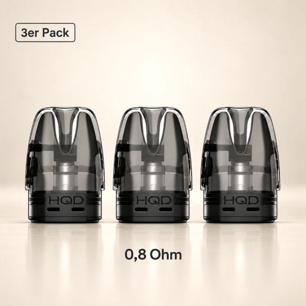 HQD Allstar Pod im 3er Pack, leer, 2 ml
