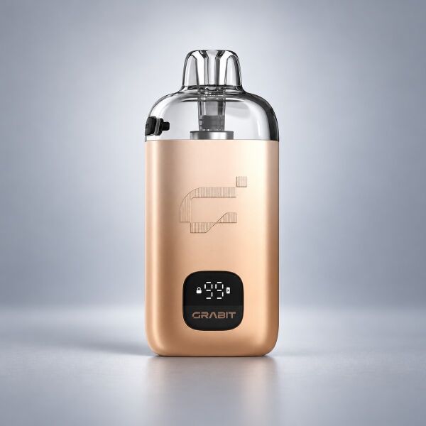 Grabit MAX Kit in Champagner mit eingesetztem Leerpod