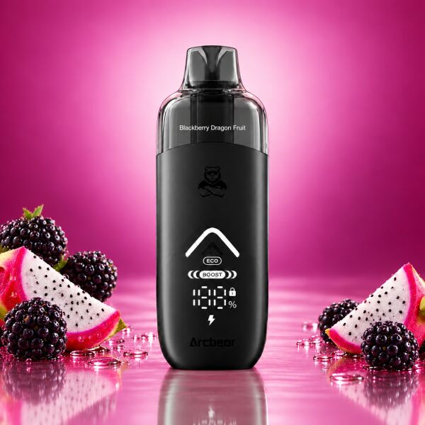 Arcbear Pro 15000 Kit: Akku Black mit Pod Blackberry Dragon Fruit