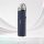 Vaporesso Luxe Q3 Pod-Kit in Prussian Blue – dunkelblaues Gehäuse mit Lederstruktur und silberfarbenem Rahmen