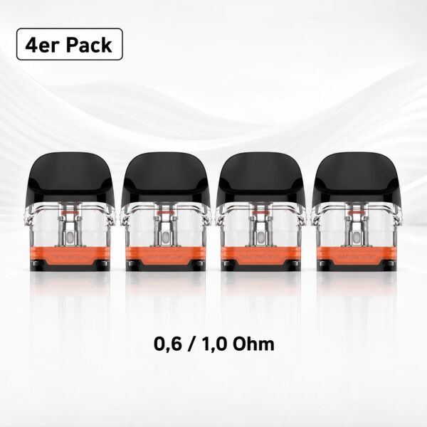 Vaporesso Luxe Q Mesh Pods 3 ml im 4er Pack, 0,6 oder 1,0 Ohm
