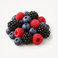 Blaubeeren, Brombeeren und Himbeeren